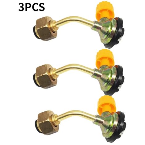 Adaptateur de remplissage de bouteille de gaz (1 à 5 pièces) idéal pour le camping et les pique-niques en extérieur. Connecteur de remplissage pour bouteille de butane. Accessoires de camping pour réc (1/5)