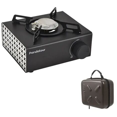Réchauds de camping portables haute puissance 2000 W, four en métal pour extérieur, avec interface à ventouse magnétique, parfaits pour les pique-niques, les barbecues et la cuisine. (1/3)