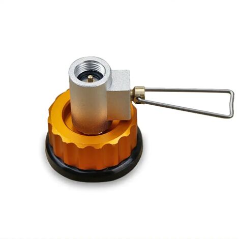 Adaptateur de bouteille de gaz pour réchaud de camping, convertisseur de gaz pour cartouche, adaptateur de valve pour réchaud de camping, adaptateur de valve de type Lindal pour réchauds de cuisine po (1/3)