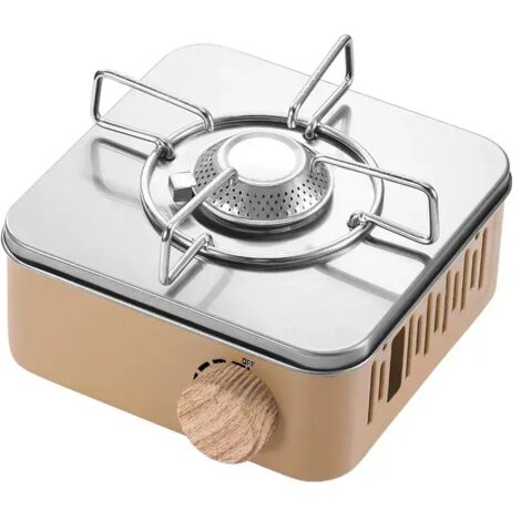Réchaud à gaz de camping 2800W, kit de cuisine portable pour le camping, réchaud à cassette, brûleur à gaz pour pique-nique, ustensiles de cuisine, réchauds portables (1/5)