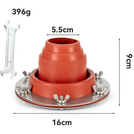 Support de poêle de tente en acier inoxydable, fixation pour poêle à bois, protection ignifuge, compatible avec les réchauds de camping portables.