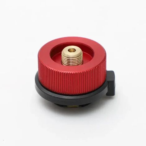 Adaptateur de valve pour bonbonne de gaz plate, convertisseur de gaz, adaptateur de remplissage pour cartouche de gaz de camping, accessoires pour réchaud de camping, réchauds de cuisine portables (1/5)