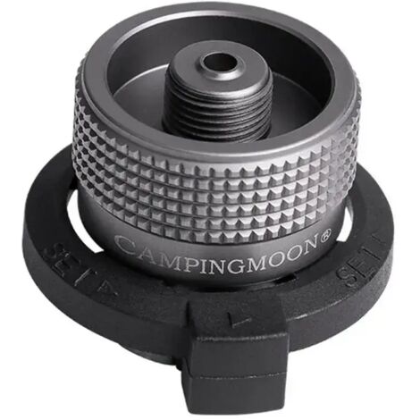 Adaptateur pour réchaud à gaz Gas Saver Plus avec adaptateur butane, adaptateur pour réchaud à gaz, adaptateur de recharge pour réchaud de camping, équipement de camping, réchauds de cuisine portables (1/4)