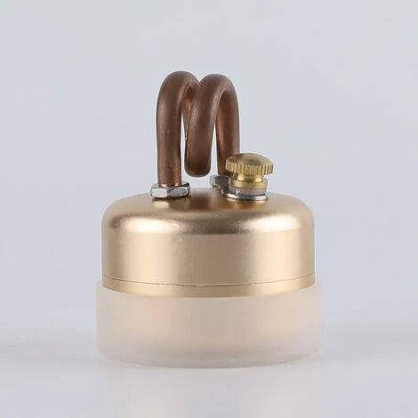 Mini réchaud à alcool, réchaud portable idéal pour le camping, la randonnée et le trekking - Réchaud de cuisine portable d'une capacité de 50 ml (1/5)
