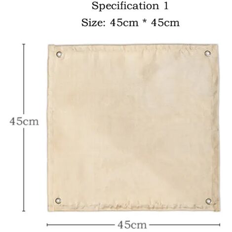 Couverture anti-feu pour camping, tissu ignifugé, tapis de foyer, tapis de barbecue pour pique-nique, tapis haute température anti-brûlure et ignifuge, tapis de foyer pour réchauds de cuisine portable