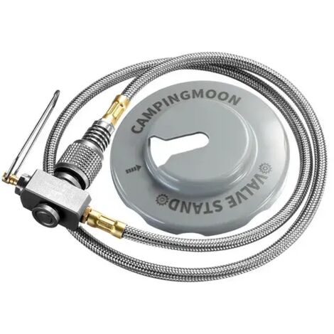 Adaptateur butane 3 en 1, tuyau d'extension, adaptateur pour four à gaz, embout de conversion pour cartouche de gaz, réchauds portables à butane de type bouteille (1/3)