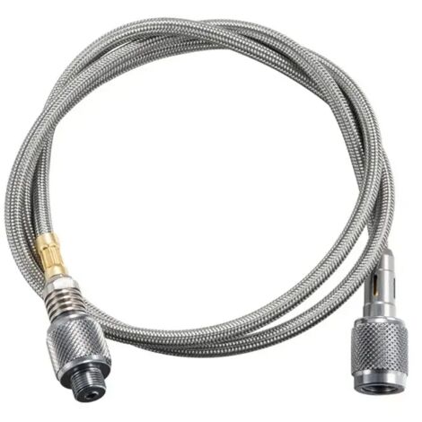 Tube d'extension de gaz de camping extérieur de 100 cm, adaptateurs pour réchaud à gaz avec arrêt automatique, adaptateur pour réchaud, rallonge pour cartouche de gaz, connecteur de tuyau, réchauds de (1/4)
