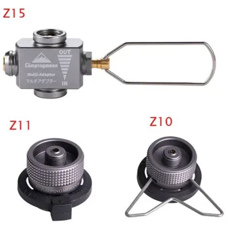 Adaptateur de recharge pour réchaud à gaz butane de camping, valve de protection, convertisseur, accessoires, équipements et outils pour réchauds de cuisine portables (1/5)