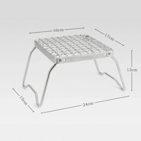 Réchaud de camping pliable, four, grille de feu de camp, barbecue multifonction, accessoires de grillade, réchauds de cuisine portables (1/5)