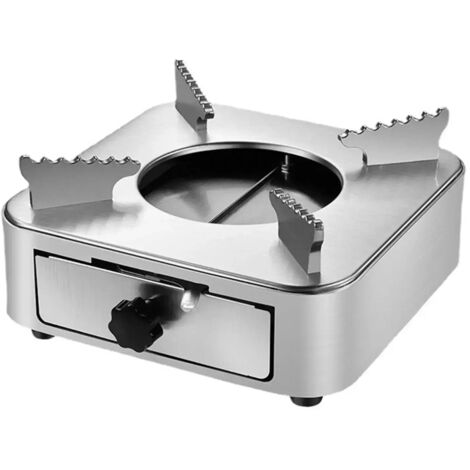 Réchaud à alcool portable en acier inoxydable, tiroir extérieur, pour pique-nique, maison, restaurant, mini-chaudière, réchaud de cuisson portable (1/5)