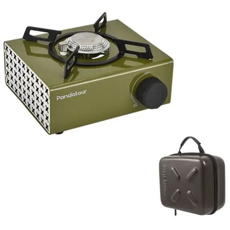 Réchauds de camping portables haute puissance 2000 W, four en métal pour extérieur, avec interface à ventouse magnétique, parfaits pour les pique-niques, les barbecues et la cuisine. (1/5)