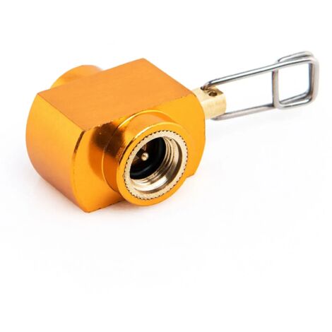 Adaptateur de recharge de gaz butane, adaptateur pour cartouche de gaz de camping, adaptateur de transfert de carburant, connecteur de remplissage pour réchauds portables (1/5)