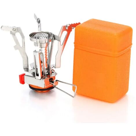 Réchaud à gaz portable de camping 3000 W, idéal pour les pique-niques et les repas en plein air. Réchaud pliable et compact. (1/5)