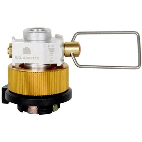 Adaptateur de gonflage pour réservoir de réchaud de camping extérieur, adaptateur de bouteille de gaz MAPP à charge mutuelle isobutane/butane, recharge de gaz pour vaporisateur, réchauds de cuisine po (1/5)