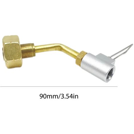 Adaptateur de remplissage direct pour bouteille de gaz butane (1 pièce), compatible avec les réchauds de camping, de pique-nique et les réchauds portables. (1/3)