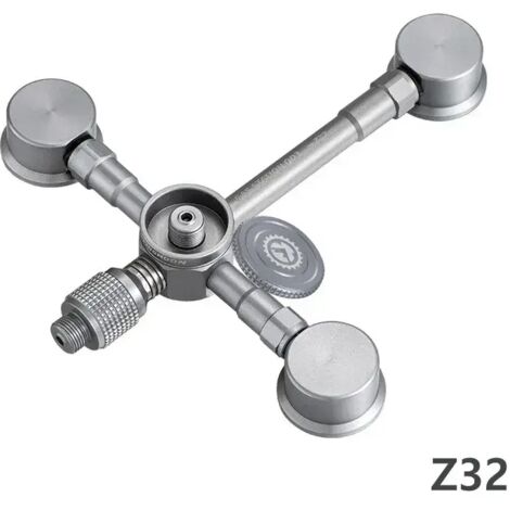 Adaptateur pour réchaud à gaz de camping 3 en 1, adaptateur butane, adaptateur de conversion de tête de cartouche de gaz, convertisseur butane en alliage d'aluminium pour réchauds de cuisine portables (1/5)