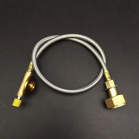 Adaptateur de recharge de propane pour réchaud de camping, convertisseur de brûleur, adaptateur de réservoir de gaz, adaptateur de recharge de propane pour réchaud de pique-nique, réchauds de cuisine  (1/5)