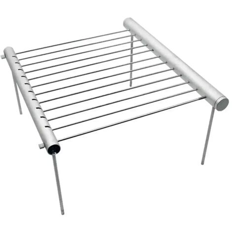 Mini barbecue de camping pliable, support détachable en acier inoxydable pour pique-nique, réchaud de camping portable (1/5)