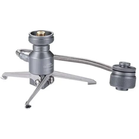 Adaptateur pour cartouche de butane pour trépied de camping Moon, connecteur pour réchaud à gaz, support pour bouteille de lampe à gaz, réchauds de cuisine portables (1/4)