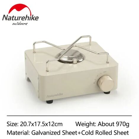 Réchaud à gaz portable Naturehike pour camping, mini-cassette, équipement de pique-nique, ustensiles de cuisine, accessoires et sac pour la cuisine touristique, réchauds de cuisine portables (1/5)
