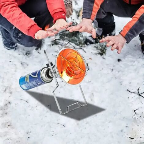 Réchaud à gaz de camping, réchaud touristique, chauffage portable d'extérieur, réchaud de survie pour campement, fourneau, ustensiles de cuisine de pique-nique de poche, chauffe-plats portables