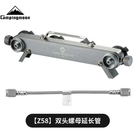 Adaptateur extérieur pour quatre réservoirs de gaz Z54 Z58, adaptateur pour réchaud à gaz en alliage pour réchauds portables (1/5)