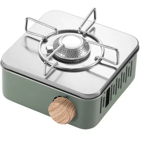 Réchaud à gaz de camping 2800W, kit de cuisine portable pour le camping, réchaud à cassette, brûleur à gaz pour pique-nique, ustensiles de cuisine, réchauds portables (1/5)