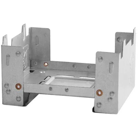 Réchaud à bois de camping pliable en cire avec support en fil d'acier inoxydable, équipement de pique-nique, réchaud à cire pour barbecue, réchaud de cuisson portable (1/5)