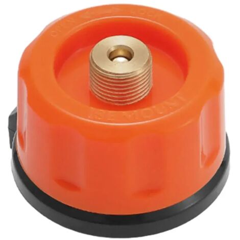 Adaptateur pour réchaud à gaz portable en alliage d'aluminium, adaptateur léger pour réservoir de gaz, tête de conversion compacte pour réchauds de camping et de pique-nique portables. (1/5)
