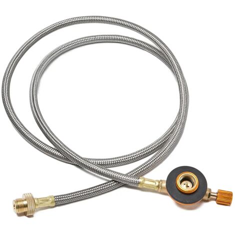 Adaptateur de gaz pour réchaud de camping, convertisseur de réchaud divisé, adapté à la cuisine en plein air, aux pique-niques et au camping. Accessoires pour réchauds de cuisine portables. (1/5)