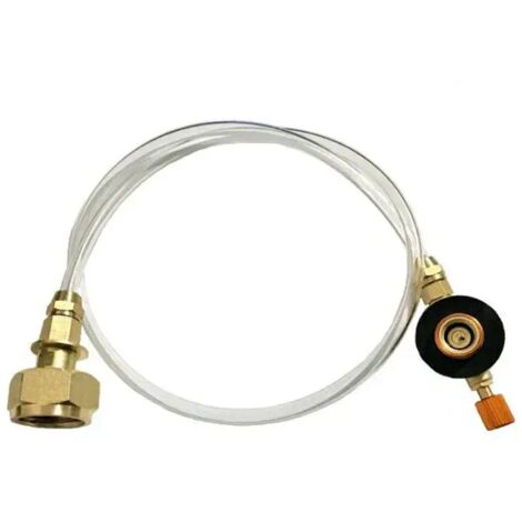 Adaptateur de recharge de propane pour réchaud de camping, convertisseur de brûleur, adaptateur de réservoir de gaz, adaptateur de recharge de propane pour réchaud de pique-nique, réchauds de cuisine  (1/2)