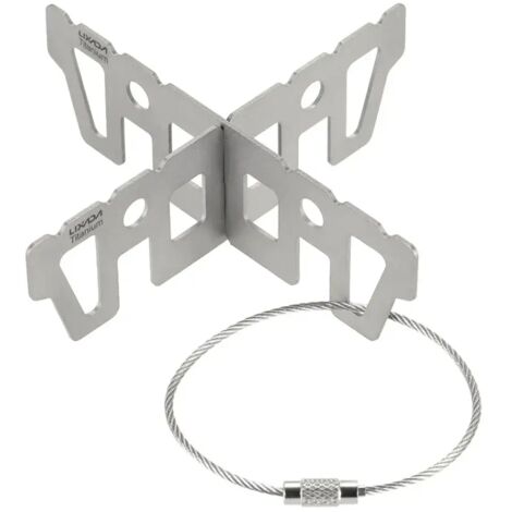 Support en titane pour réchaud à alcool, support en croix pour réchaud de camping extérieur, support pour réchaud de camping extérieur, réchauds de cuisine portables (1/5)