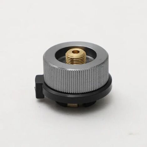 Adaptateur de valve pour bonbonne de gaz plate, convertisseur de gaz, adaptateur de remplissage pour cartouche de gaz de camping, accessoires pour réchaud de camping, réchauds de cuisine portables (1/5)