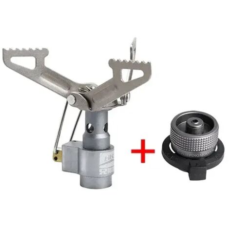 Réchaud à gaz portable ultra-léger en alliage de titane BRS pour extérieur, idéal pour les pique-niques et le camping. Brûleur de cuisson portable. (1/5)