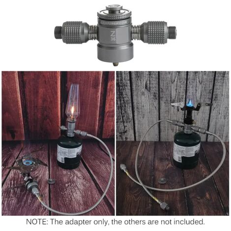 Adaptateur pour réchaud à gaz Gas Saver Plus avec adaptateur butane, adaptateur pour réchaud à gaz, adaptateur de recharge pour réchaud de camping, équipement de camping, réchauds de cuisine portables (1/5)