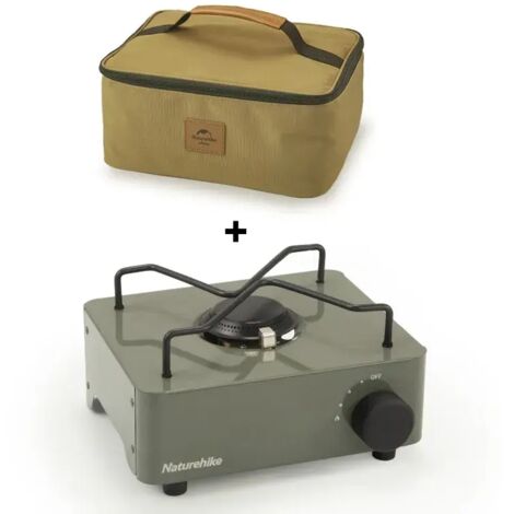 Réchaud à gaz portable Naturehike pour camping, mini-cassette, équipement de pique-nique, ustensiles de cuisine, accessoires et sac pour la cuisine touristique, réchauds de cuisine portables (1/5)