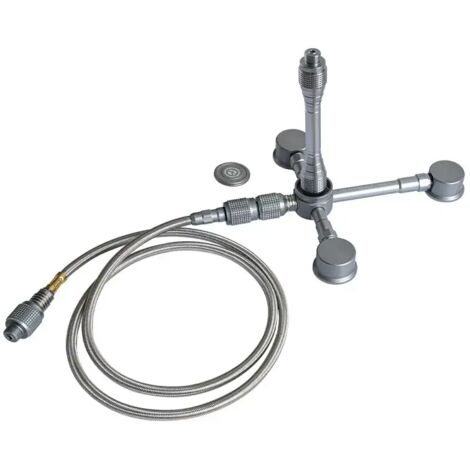 Adaptateur butane 3 en 1, tête de cartouche de gaz, adaptateur de conversion, buse, convertisseur butane pour réservoir plat, convertisseur pour réchaud de camping extérieur, réchauds de cuisine porta (1/5)