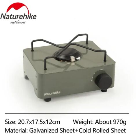Réchaud à gaz portable Naturehike pour camping, mini-cassette, équipement de pique-nique, ustensiles de cuisine, accessoires et sac pour la cuisine touristique, réchauds de cuisine portables (1/5)