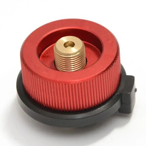 Adaptateur de recharge de propane pour réchaud de pique-nique extérieur, convertisseur pour réchaud à gaz de camping extérieur, connecteur de brûleur à gaz, adaptateur de réservoir de gaz en aluminium (1/5)