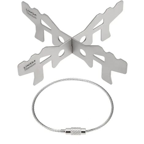 Support en titane pour réchaud à alcool, support en croix pour camping, mini-support pour réchaud portable, support pour ustensiles de cuisine, réchauds portables (1/5)