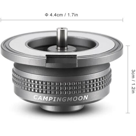 Nouvel adaptateur pour réchaud de camping, convertisseur magnétique de type split pour four, compatible avec les équipements de cuisine de camping et les réchauds portables. (1/5)