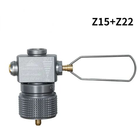 Adaptateur pour réchaud à gaz Z11/Z15/Z22, accessoires pour réchaud à gaz, adaptateur de recharge, équipement de camping, réchauds de cuisine portables (1/4)