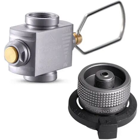 Adaptateur butane 3 en 1, tuyau d'extension, adaptateur pour four à gaz, embout de conversion pour cartouche de gaz, réchauds portables à butane de type bouteille (1/5)