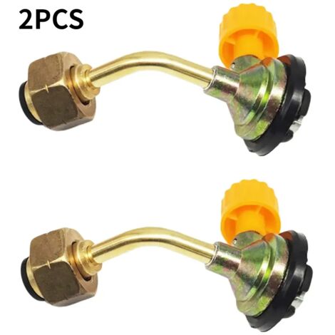 Adaptateur de remplissage de bouteille de gaz (1 à 5 pièces) idéal pour le camping et les pique-niques en extérieur. Connecteur de remplissage pour bouteille de butane. Accessoires de camping pour réc (1/5)