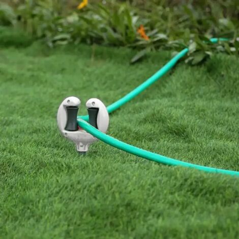 (Orange 1 pièce) Guide-tuyau d'arrosage en fer, clou de positionnement pour tuyau d'arrosage, rouleau de maintien à tête pointue, antidérapant, accessoires d'irrigation pour jardin et arrosage (1/5)