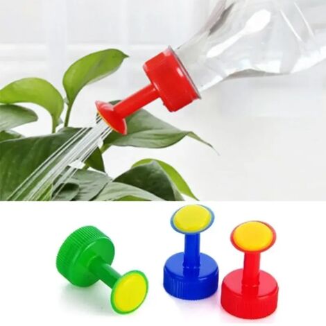 (3 pièces) Arrosoir à trois pièces avec bouchon de bouteille de Coca-Cola intégré pour plantes et pots - Jardinage d'intérieur, pépinière et bonsaï (1/5)
