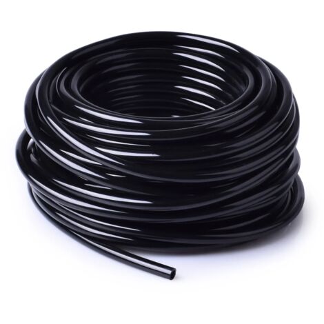 (AE1601, 1/4'') Tuyau d'irrigation goutte à goutte vierge de 50 pi (15 m) et de 1/4 po (6,35 mm) pour système d'arrosage de jardin (1/5)