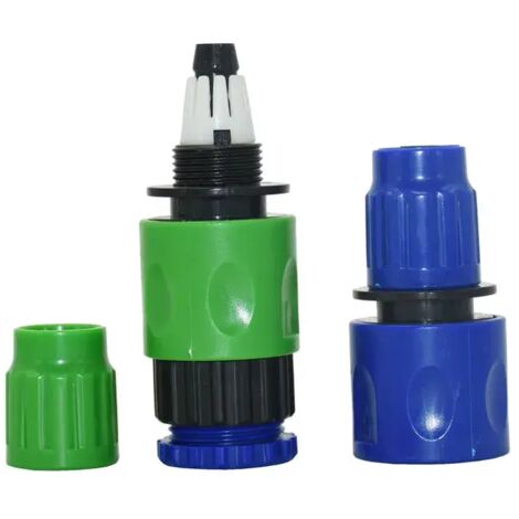 (A) Raccord rapide 3/8" pour pistolet à eau de lavage de voiture, adaptateur femelle 1/2" et 3/4" pour tuyau d'arrosage de jardin, outils de jardinage, 1 pièce (1/5)