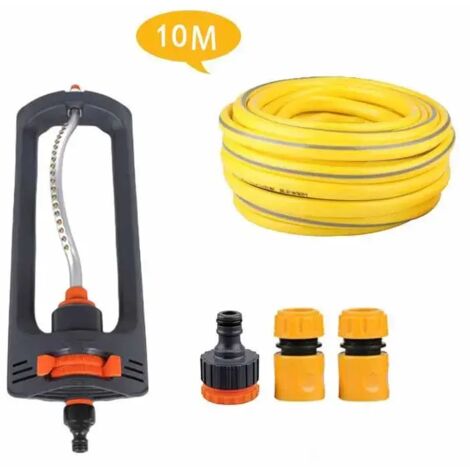 (A) Arroseur de jardin automatique oscillant, 4 modes, 19 buses, système d'arrosage pour l'agriculture et l'irrigation des jardins (1/5)