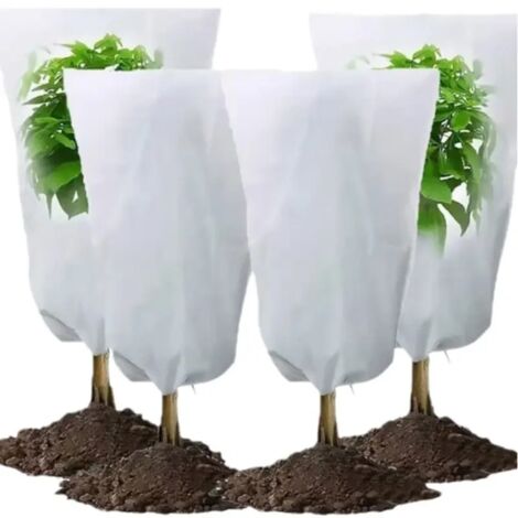 (250 cm x 350 cm - 1 pièce) Housse de protection pour plantes en tissu non tissé, sac de protection pour fruits, protection hivernale contre le froid et le gel, filet antigel pour plantes (1/5)